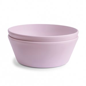 Mushie Dinner Bowl - Round - Soft Lilac